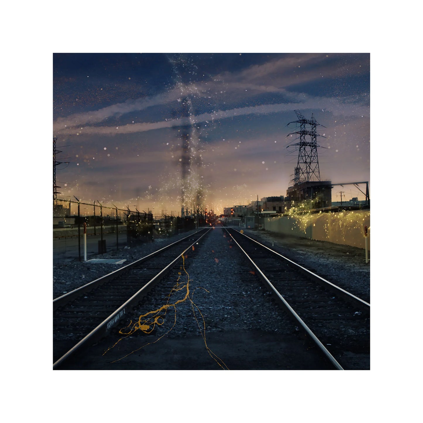 LA Tracks - Square Print Series - Blackstring Gallery